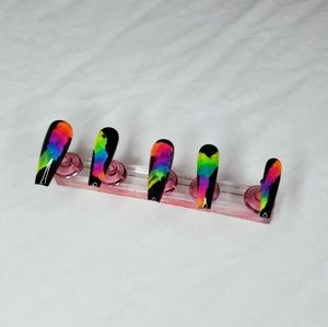 Neon Press On Nails | Glows under black lit